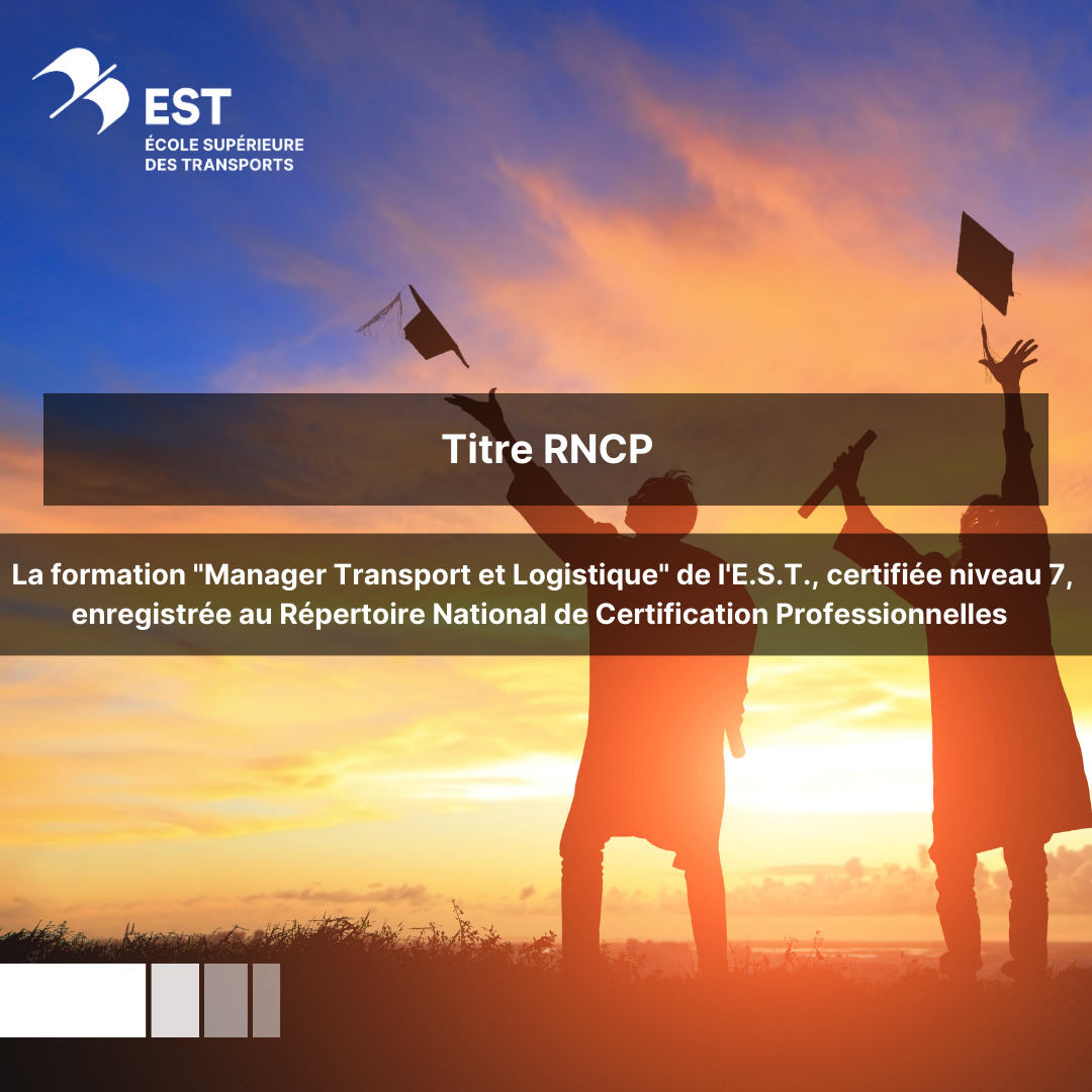 Titre RNCP - Manager Transport et Logistique